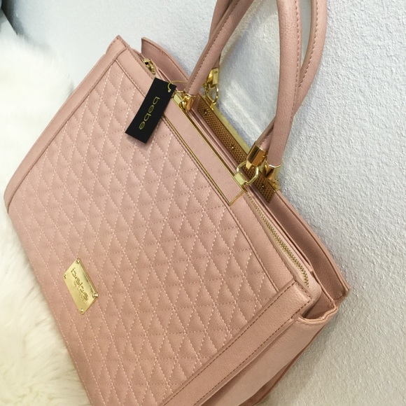 💎Bebe Satchel w/Detachable Shoulder Strap - Blush - Picture 2 of 7